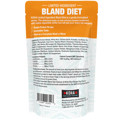 KOHA Bland Diet Chicken & White Rice 12.5oz