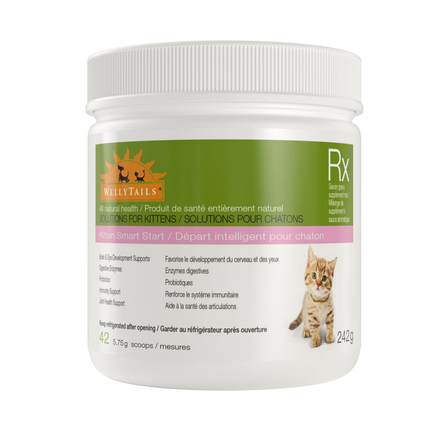 WellyTails Kitten Smart Start Supplement 242g