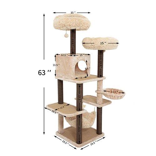 PetPals Group MEERKAT - 7 Level Cat Tree