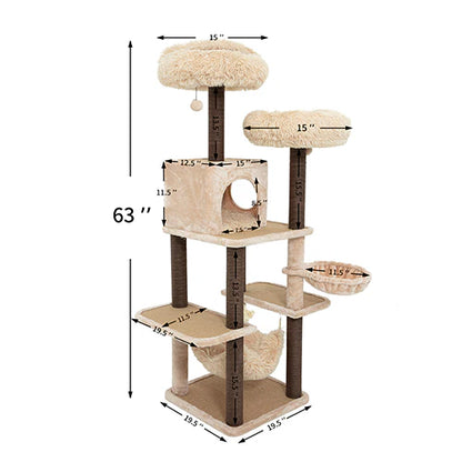 PetPals Group MEERKAT - 7 Level Cat Tree