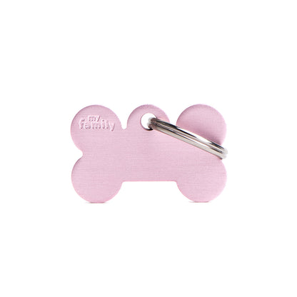 My Family Basic Bone Pink - Engravable ID Tag