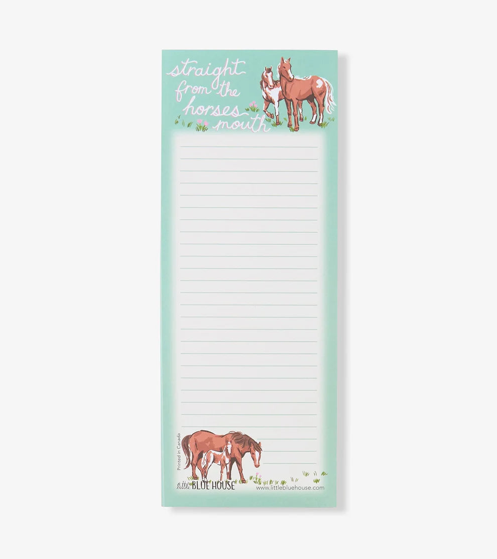 Straight From The Horses Mouth 🍁Little Blue House Magnetic pad