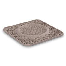 Messy Mutts 🍁Silicone Therapeutic Licking Bowl Mat 10x10 Grey