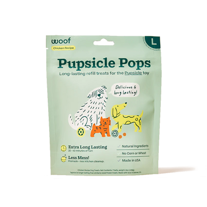 Woof PB & Chicken Pupsicle Refill Pops