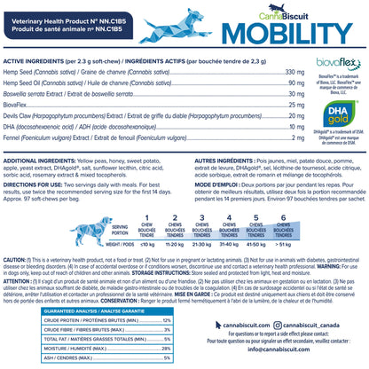 CannaBiscuit 🍁Mobility with Glucosamine & Chondroitin 224g