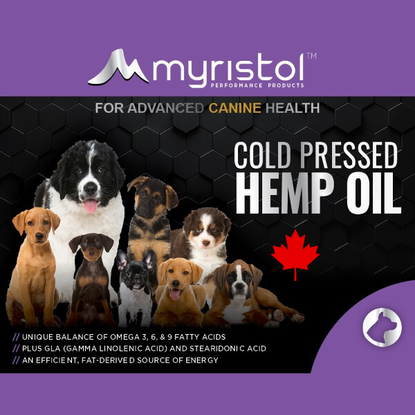 Myristol🍁Performance Products Cold Pressed Hemp Oil for Dogs 500ml