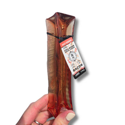 Wag & Bright Mighty Marrows Bacon Collagen Dental Chew for Dogs