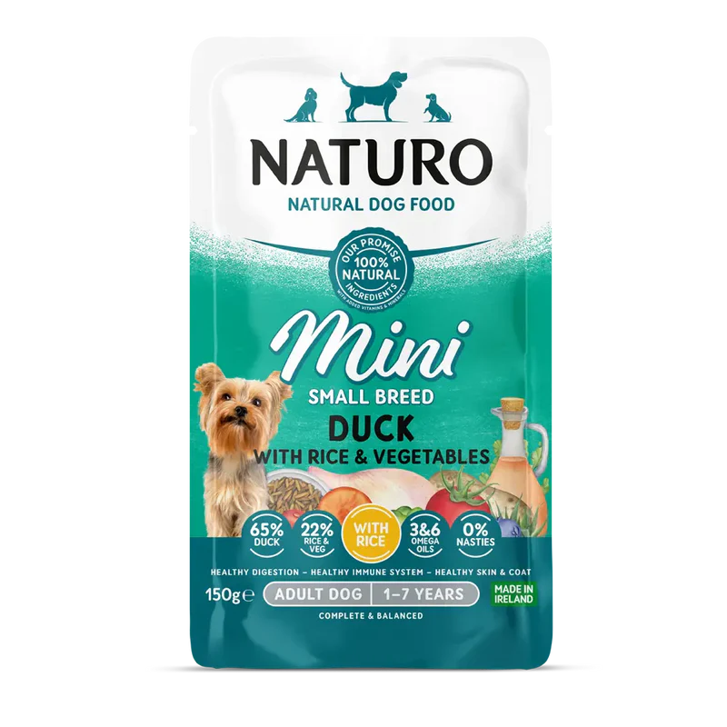 Naturo Canine Mini Duck and Rice with Veg 150g