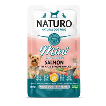 Naturo Canine Mini Salmon & Rice with Veg 150g