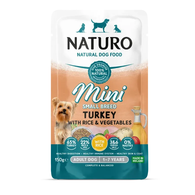 Naturo Canine Adult Mini Turkey with Rice and Vegetables 150g