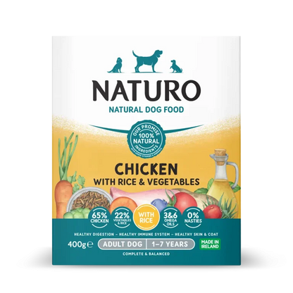 Naturo Canine Light Chicken & Veg with Rice 400g