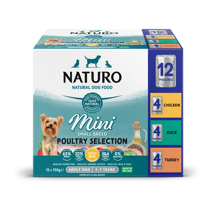 Naturo Canine Mini Variety Pack 12 x 150g