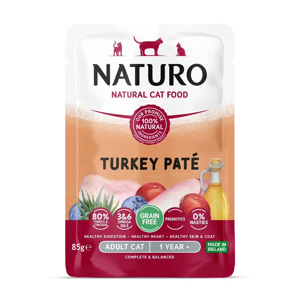Naturo Cat Turkey Pate Pouch 85g