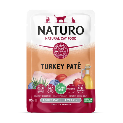 Naturo Cat Turkey Pate Pouch 85g