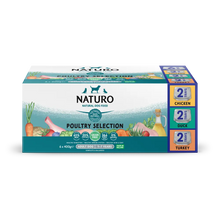 Naturo Adult Grain & Gluten Free Variety Pack x 6 trays - Chicken, Duck & Turkey