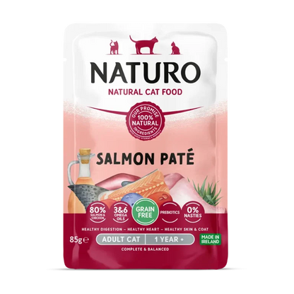 Naturo Cat Salmon Pate Pouch 85g
