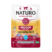 Naturo Cat Sterilised Chicken Pate Pouch 85g