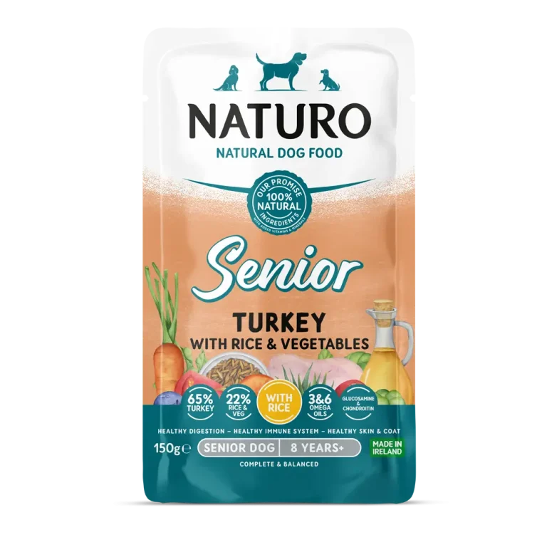 Naturo Canine Senior Adult Mini Turkey with Rice and Vegetables 150g
