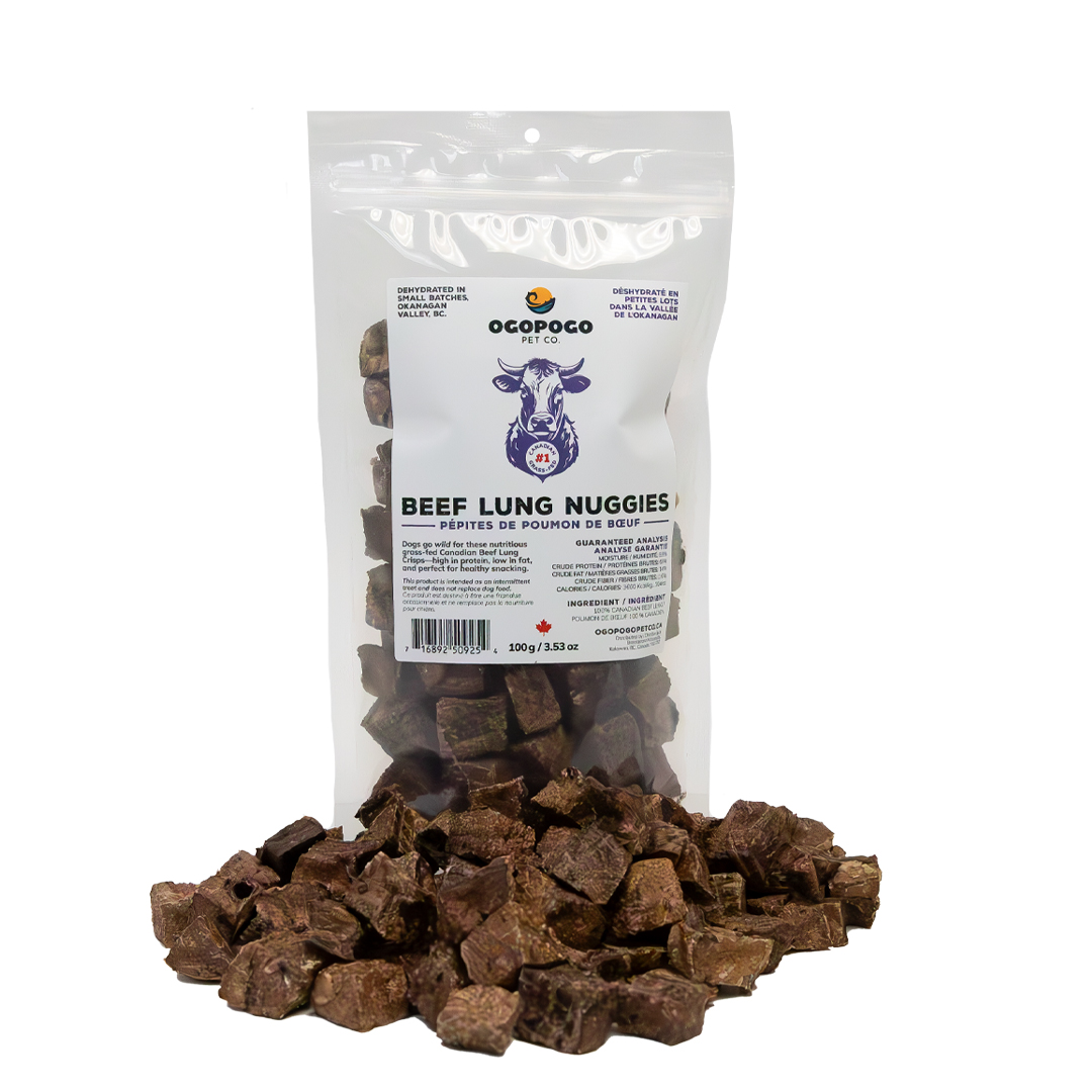 Ogopogo Pet Co. Beef Lung Nuggies