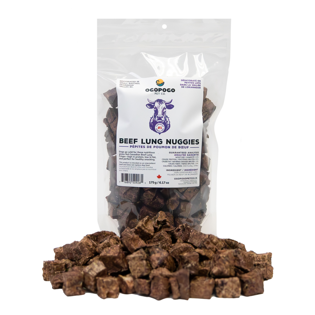 Ogopogo Pet Co. Beef Lung Nuggies