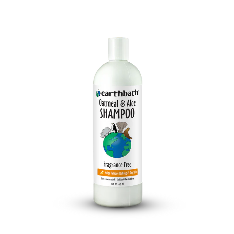 Earthbath Oat & Aloe Fragrance Free  Shampoo 16oz