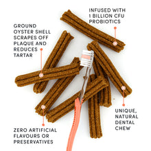 Crumps Naturals 🍁Plaque Buster Advanced Whole Mouth Dog Dental Sticks with Probiotics 10-Pack