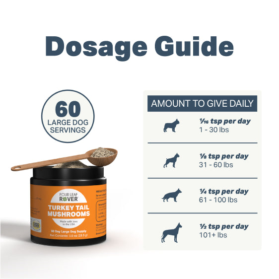 Four Leaf Rover Turkey Tail Mushrooms 28.5g