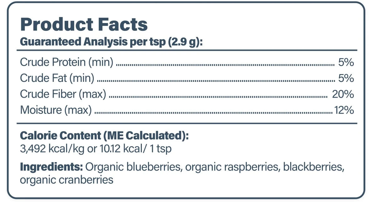 Four Leaf Rover Red Rover - Organic Berries For Dogs