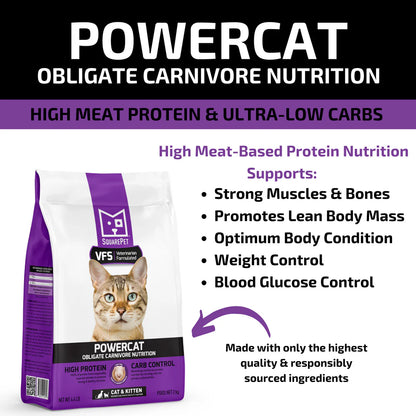 SquarePet PowerCat Turkey & Chicken 2kg