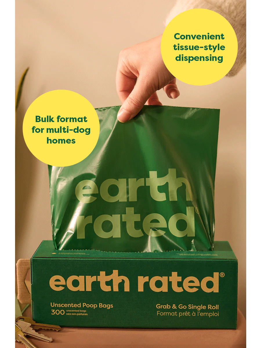 Earth Rated🍁 Scented 300 Bags on Large Single Roll