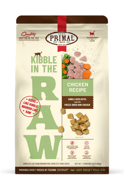 Primal Kibble In The Raw Chicken Cat 1.5lb