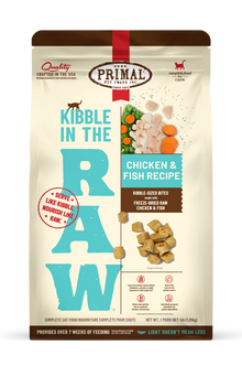 Primal Kibble In The Raw Chicken & Fish Cat 1.5lb