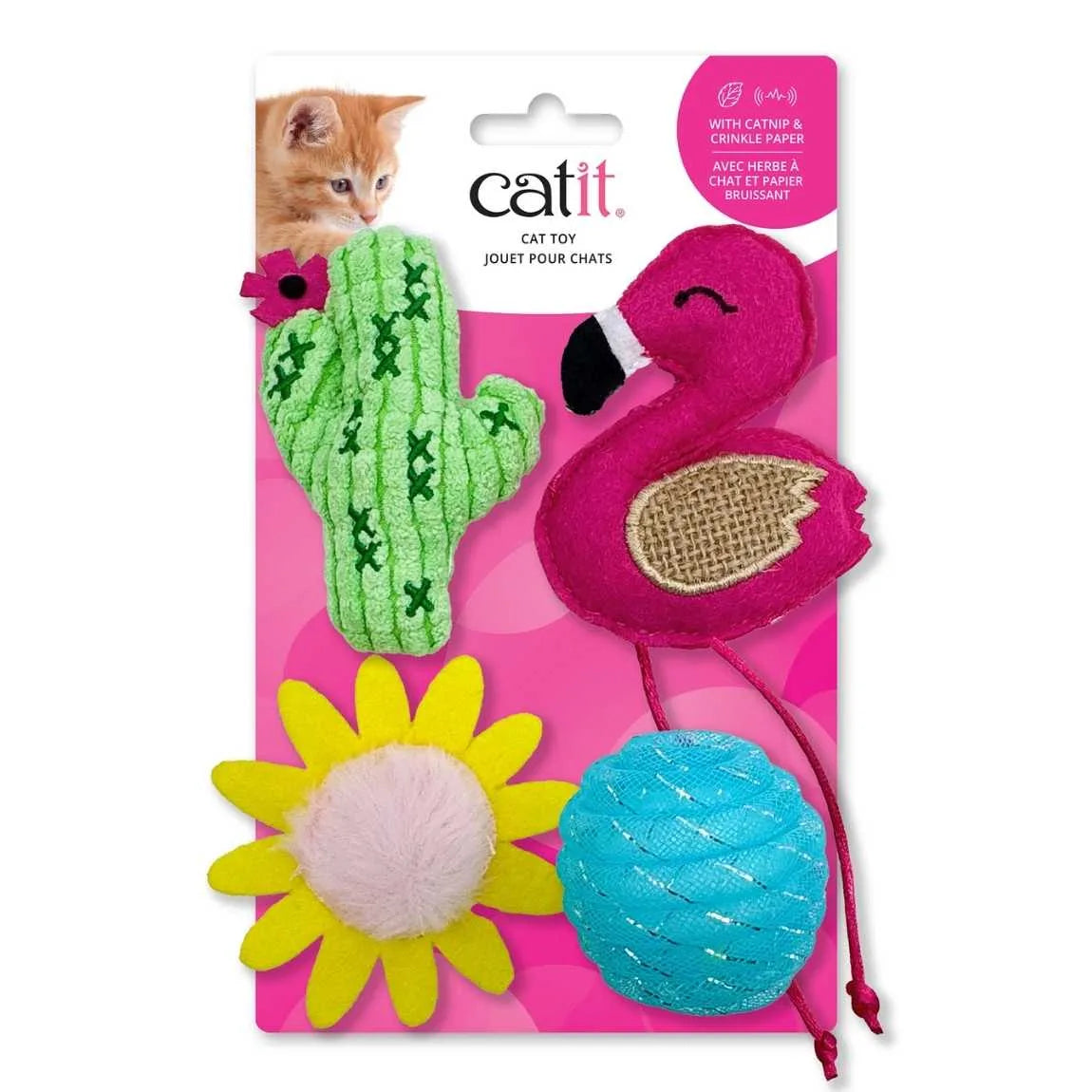 Catit 🍁Spring Play Set with Catnip & Crinkle Paper