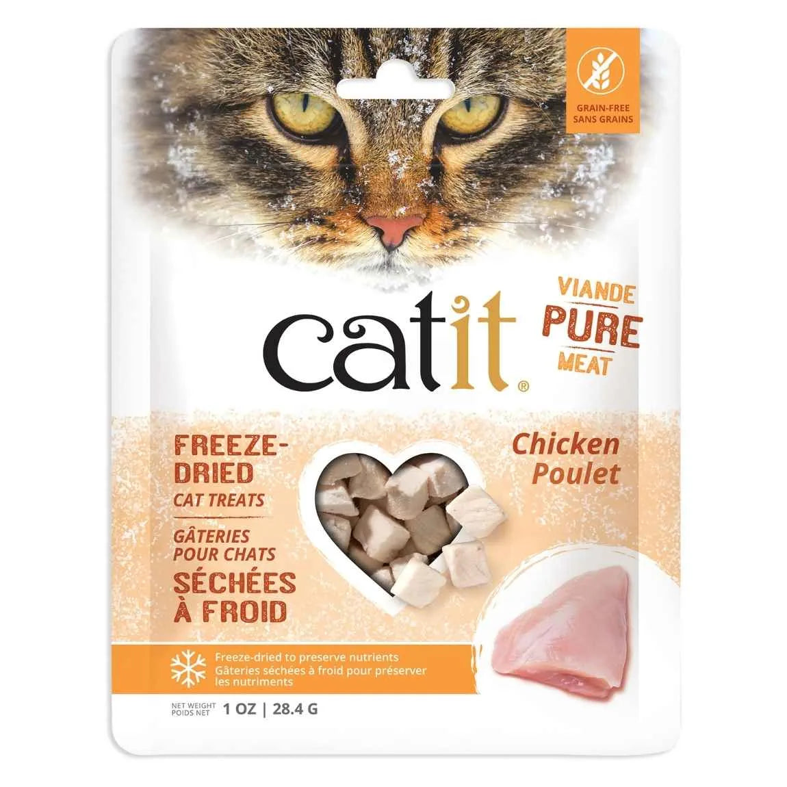Catit 🍁Chicken Freeze Dried Raw Cat Treats 28g