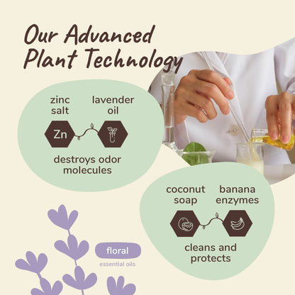 Kin+Kind Pee+Stain+Odor Destroyer Floral (Fabric+Carpet ) 32oz