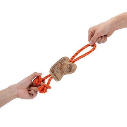 Tall Tails Natural Leather Color Chipmunk Tug 12″