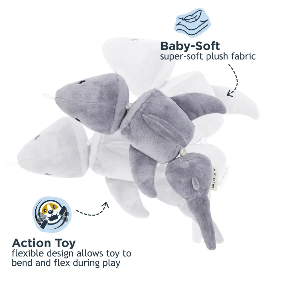 Tall Tails Jointed Plush Shark