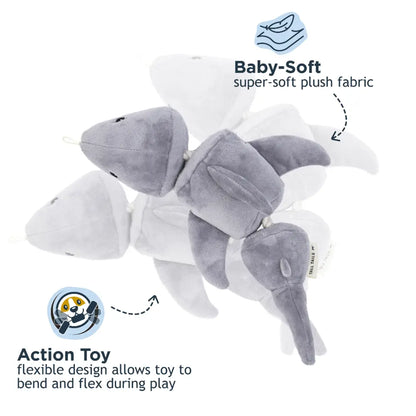 Tall Tails Jointed Plush Shark