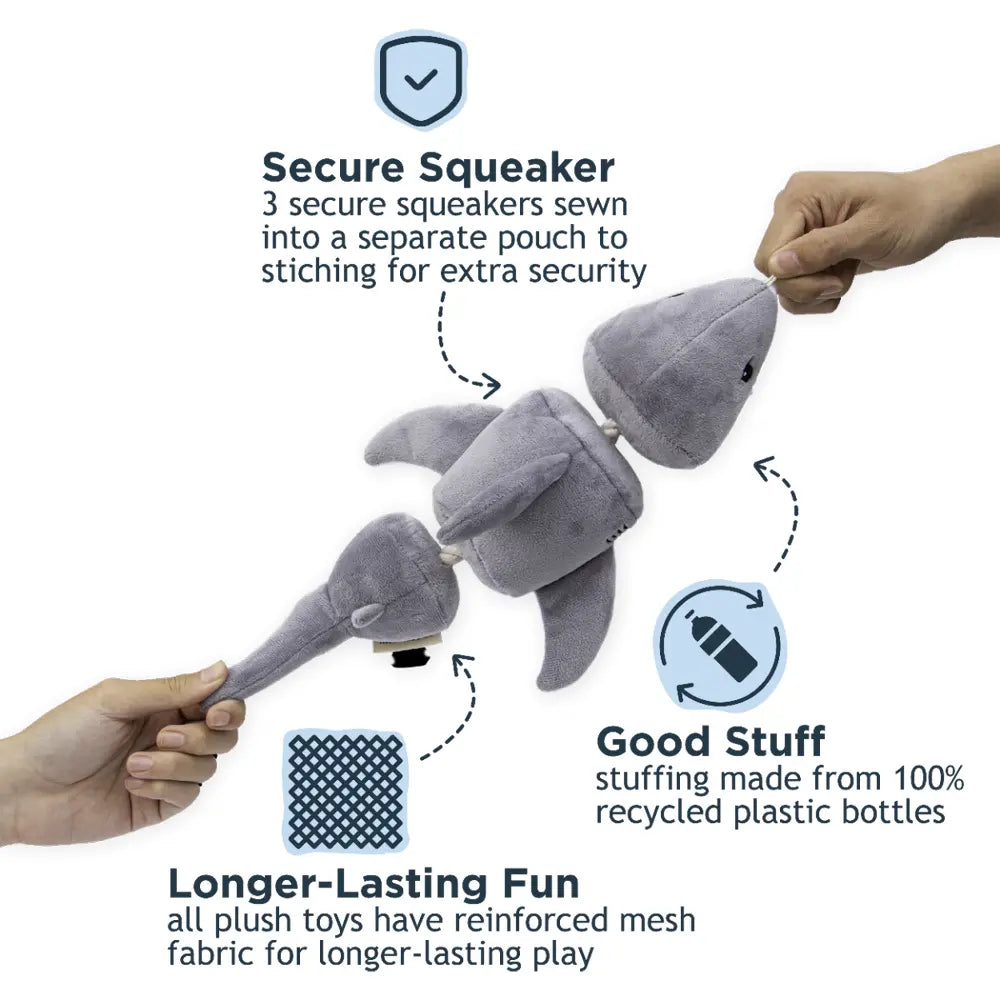 Tall Tails Jointed Plush Shark