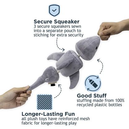 Tall Tails Jointed Plush Shark