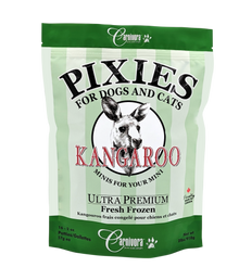 Carnivora 🍁 Kangaroo PIxies for Dogs and Cats 2lb/2oz Patties