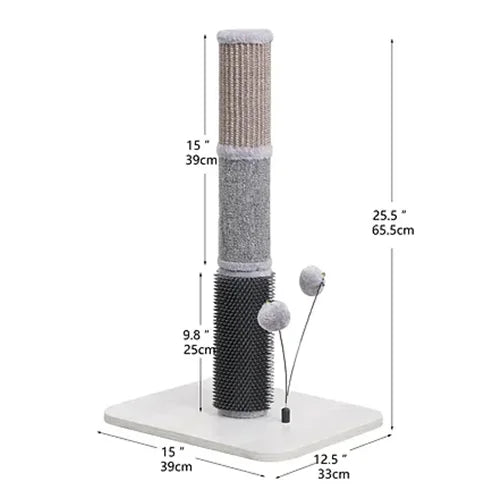 PetPals Group URBANE 5 Cat Post w/Toy