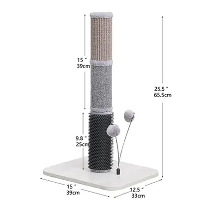 PetPals Group URBANE 5 Cat Post w/Toy