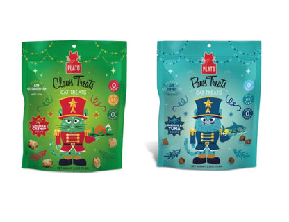 Paws & Claws Holiday Cat Treats 2pk - Plato Pet Treats