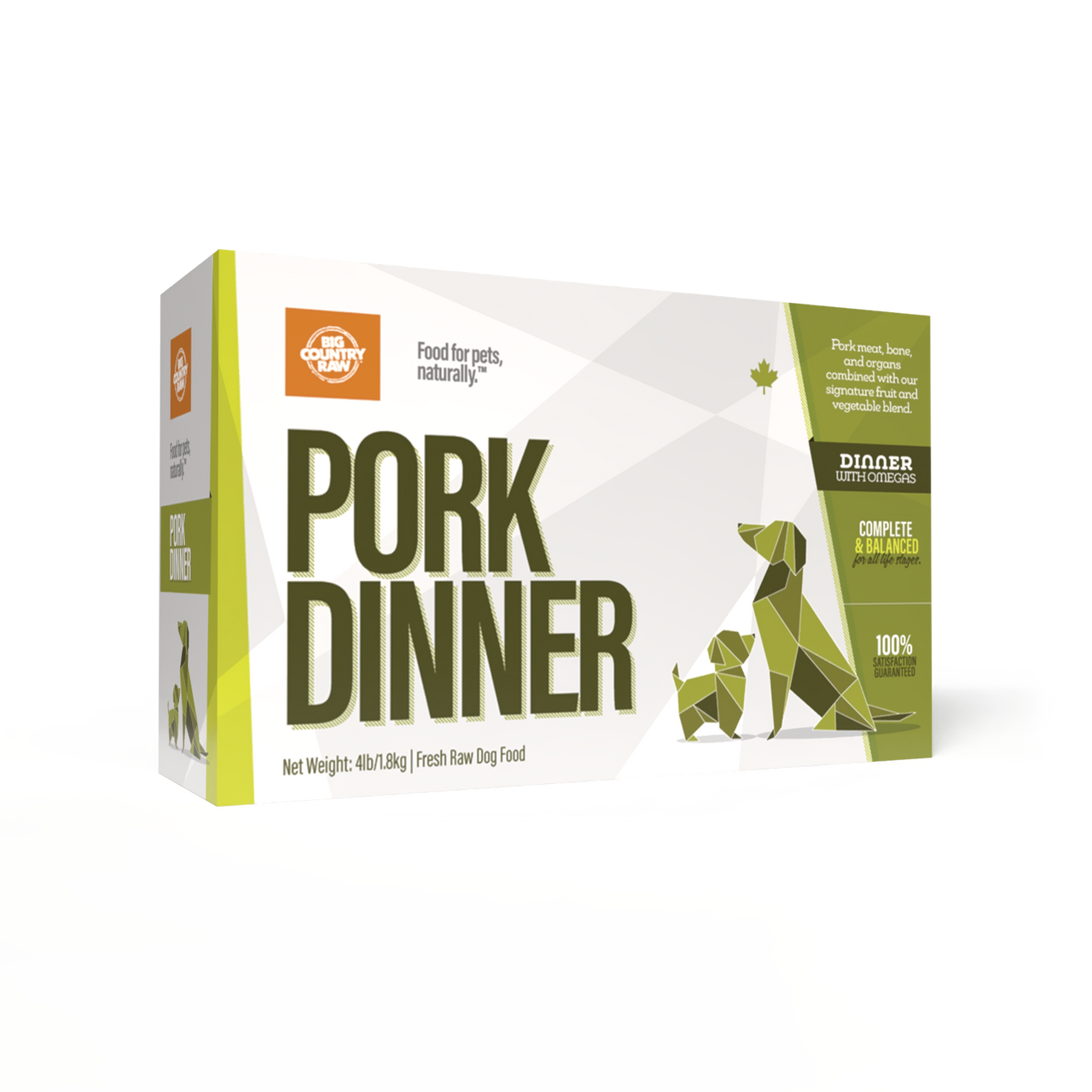 Big Country Raw🍁 Pork Dinner 4Lb Carton