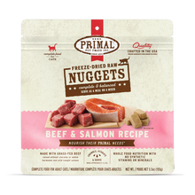 Primal Pet Foods Feline Beef & Salmon Freeze Dried Nuggets 14Oz