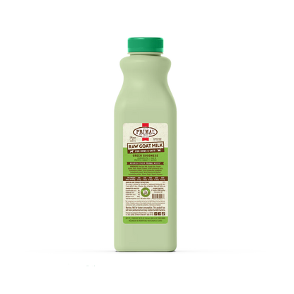 Primal Green Goddess Raw Goat Milk for Cats & Dogs 32oz