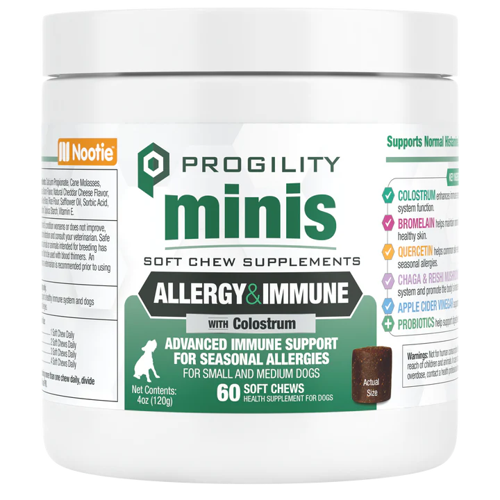 Progility Allergy & Immune Soft Chew Supplement for Dogs