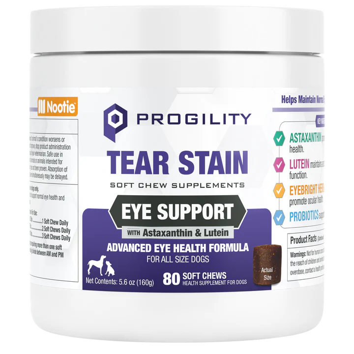 Progility Tear Stain Eye Support 80 Soft Chews