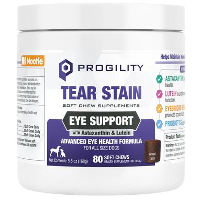 Progility Tear Stain Eye Support 80 Soft Chews